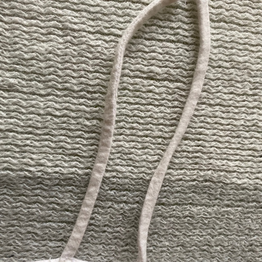 White Adjustable Spaghetti Strap Tank // size L - Picture 6 of 6